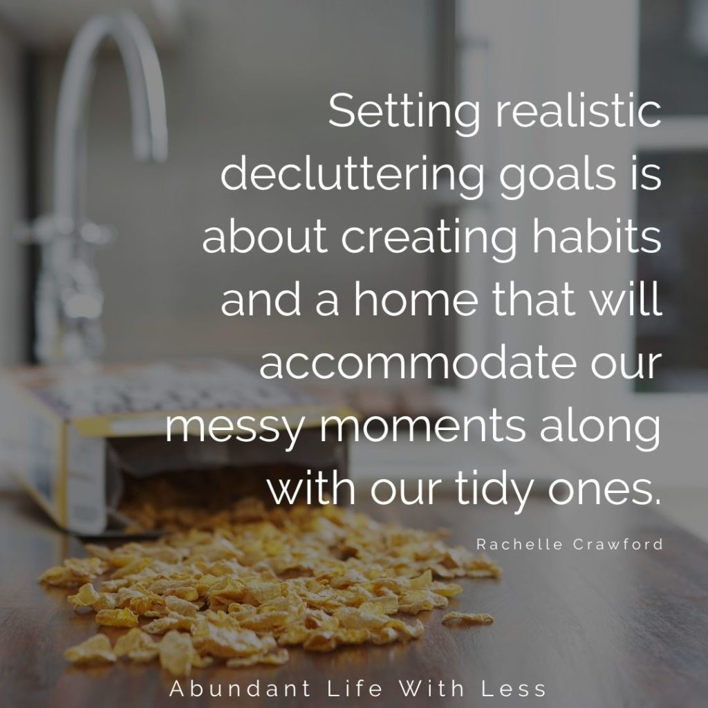 The Importance of Setting Realistic Decluttering Goals