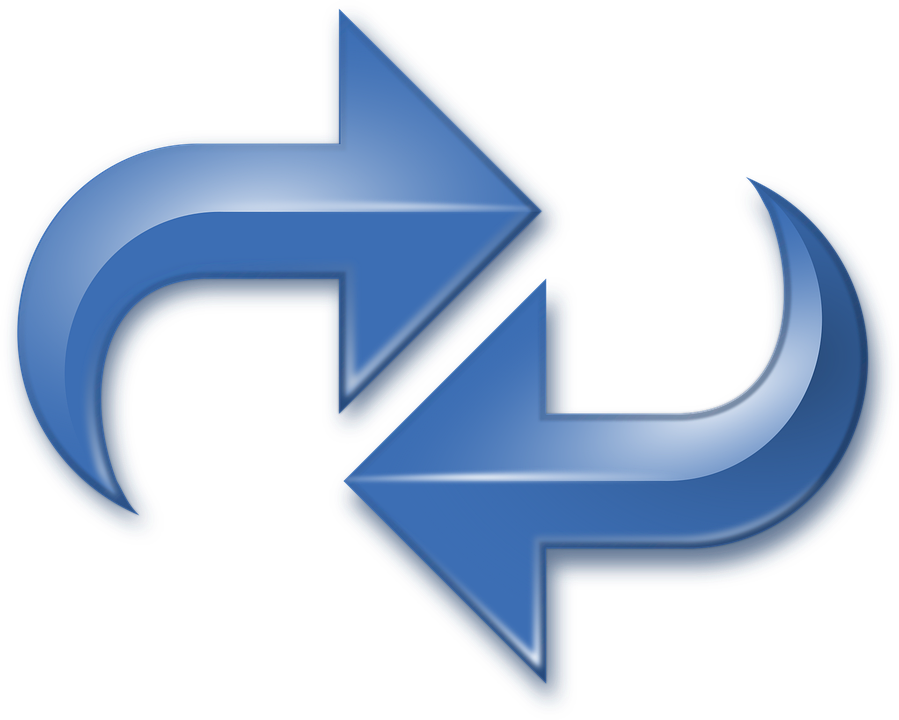 Free vector graphic: Arrows, Blue, Double, Reverse, Redo - Free Image ...